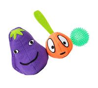PERSELOSO Eggplant Design Dog Sniffing Interactive Food Leakage Feeder Durable Molar for Pets Fun and Engaging Pet Playtime for Active Dogs