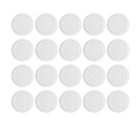 PERSELOSO Eyelash Grafting Plates Wear Resistant Abs 20pcs White False Lash Glue Plates to Glue from Drying for Eyelash Extension Work Beauty Tool for Beginners