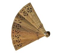 PERSELOSO Fan Pendant Key Ring Retro Car Hanging Decoration Lovely Mini Fan Decor Lightweight Keychain Pendant for Bags for Collectors and DIY Crafts