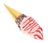PERSELOSO Faux Ice Cream Cone Model Lifelike Simulation Ice Cream Ornament for Shops and Staging Decoration Multi Functional Display Prop for Photography and Home Decor
