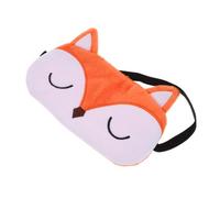 PERSELOSO Fox Style Sleeping Eye Mask for Adults and Teens Cartoon Fox Eye Cover with Complete Light Blocking Lightweight Breathable Material Comfortable Travel Sleep Shade for Relaxation