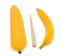PERSELOSO Fruit Shaker Maraca for Corn Banana Musical Instruments for Early Education Stimulates Hearing Coordination for Boys