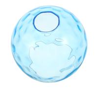 PERSELOSO Glass Lamp Shade Replacement 1.7 Inch Round Globe Design with Water Ripple Texture Diffuses Harsh Light and Provides Balanced Lighting Coverage for Table Lamp Base