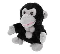 PERSELOSO Gorilla Hand Puppet Plush Interactive Educational Animal Puppet for Months for Storytelling and Imaginative Play Soft Stuffed Animal