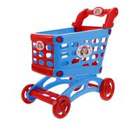 PERSELOSO Grocery Cart for Pretend Play Safe and Sturdy Role Playing Realistic Design for Developing Fine Motor Skills and Hand Eye Coordination
