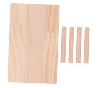 PERSELOSO Hamster Cage Platform Climbing Board Thickened Bite-resistant Second Floor Divider Wooden Toy 25x15x13.5cm for Small Pets Play and Habitat