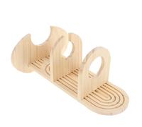 PERSELOSO Hamster Kettle Rack Hamster Drinking Bottle Holder Easy to Use Comfortable Drinking Position Wood Material Vertical Simple Generous Style 5.89x3.54x9.04inch Size Pet Supply