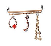 PERSELOSO Hamster Playground Climbing Bridge Ladder Toy for Small Animals Pet Training Swing for Gerbils Mice and Parrots Random Design for Exercise and Skills Development