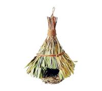 PERSELOSO Handmade Grass Weaving Bird Nest Natural Bamboo Leaves Small Birds House Cozy Bed for Canary Parrot Lark Durable Safe Nesting Material Pastoral Style Decor for Your Home