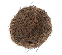 PERSELOSO Handmade Rattan Bird Nest Outdoor Nest Ornament for Garden Decor Durable Craft for Bird Shelter Easy Installation Multi Functional Design Suitable for Various Outdoor Spaces