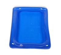 PERSELOSO Inflatable Sandbox Tray for PVC Play Sand for Indoor and Outdoor Fun Easy Storage Odorless Mess Play for Boys Blue