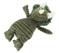 PERSELOSO Interactive Plush Dog Squeaky Soft Chew for Dogs in Green Colour, Cartoon Animal Shape Providing Endless Fun for Indoor and Outdoor Playing with Pets