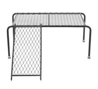 PERSELOSO Iron Chicken Coop Platform with Mesh Shelf and Climbing Ladder, Wear Resistant and Easy to Clean Chicken Holder Rack for Pet Owners and Little Birds