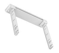 PERSELOSO Kitchen Foldable Stand Trash Bag Holder Rack White Abs Nail-Free Wall Mounting Stylish Simple Kitchen Essentials Sink Accessory