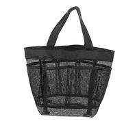 PERSELOSO Large Capacity Beach Bag Toiletry Bag Mesh Shower Tote for Women Portable