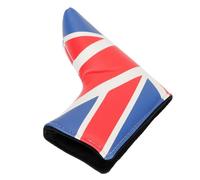 PERSELOSO Leather Putter Head Cover, Union Jack Flag, Club Protector, Portable Cover for Golfing Clubs and Club Head Protection