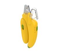 PERSELOSO Led Pet Nail Trimmer Clipper Ergonomic Anti- Design for Comfortable Grip for Safe Nail Care for Dogs and Cats Yellow