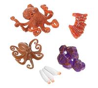 PERSELOSO Lifelike Octopus Growth Cycle Model Educational Simulation Figure for Realistic Evolution Model Delicate Design for Nature Cognition and Display
