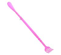 PERSELOSO Long Handle Shoehorn and Back Scratcher Claw Dual-use Foot Massager Itch Relief Tool for Men Women Pink Ergonomic Design Convenient Shoe Remover and Body Scratcher