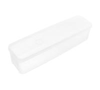 PERSELOSO Long Narrow Onion Storage Box with Lid for Refrigerator Doors and Drawers, Airtight Food Storage Pantry Container Made of Sturdy Pp Material for Freshness Preservation