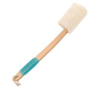 PERSELOSO Loofah Stick Bath Scrubber Brush Slip Design for Exfoliation Comfortable Loofah Material for Full Body Cleansing at Home
