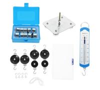 PERSELOSO Magnetic Pulley Blocks Set Physics Experiment Kit for Students Mechanics Lab Tool Construction for Learning