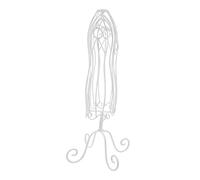 PERSELOSO Mannequin Torso Rack for Pet Apparel Dog Cat Clothing Display Stand Hanger Market Event Retail Iron Frame