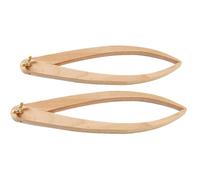 PERSELOSO Measuring Tool for Precise Modeling and Sculpture Work Wooden Calipers 2pcs Lightweight and Easy to Handle Caliper Tool for Pottery and Clay Sculpting