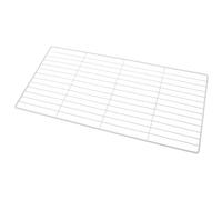 PERSELOSO Metal Wire Freezer Divider Rack for Bottom Freezer White Refrigerator Shelf Organizer with Flexible Space Management and Enhanced Freshness