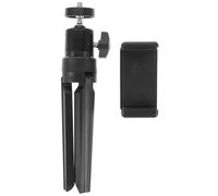 PERSELOSO Mini Projector Tripod Phone Tripod Creative Design Adjustable Height and Angle Convenient Tabletop Stand for Office and Watching Video Movies Black Abs Metal