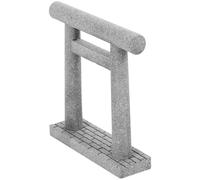PERSELOSO Miniature Stone Torii Gate Decoration for Micro House Decor and Mini House Dining Room, Delicate and Vivid Detail Aquarium Ornament, Micro Landscape and Terrarium Accessories