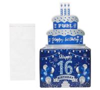 PERSELOSO Money Pulling Birthday Box Paper Pvc Money Pull Cash Kit Good Practicability Repeated Use for Birthday Parties Put It in The Cake