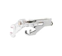 PERSELOSO Motion Quilting Presser Foot Metal Sewing Machine Foot for Domestic Low Shank Models Silver Color Suitable for Embroidery Darning and Monogramming