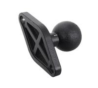 PERSELOSO Motorcycle Phone Mount Holder with Mirror Mount Ball Head, 360 Degree Rotation, Securely Fixed Metal Bracket Compatible with Motorcycle Models for Stable Phone Use