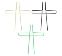 PERSELOSO Music Book Fixing Clip 3Pcs Steel Handbook Page Separator Strong Clamping Force for Cooking Recipes