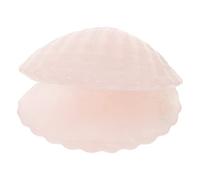 PERSELOSO Natural Pink Crystal Seashell Decoration for Fish Tank Decor Aquarium Ornaments Crafting Shells for Home Nautical Decor Unique Handcrafted Accent