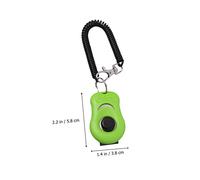 PERSELOSO Pet Training Clicker and Whistle Sound Trainer for Dogs Cats Birds Multi Pet Obedience Tool for Agility Basic Behavior Correction Distinct Click Sound for Mental Stimulation