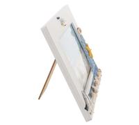 PERSELOSO Photo Frame to Display Photos Wooden 6 Inch with Nautical Mediterranean Style Simple Elegant Design Picture Frame for Home Decoration