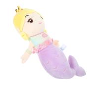PERSELOSO Plush Mermaid Doll Cute Cartoon Mermaid for Soft Stuffed Plush Princess for Home Decoration and Dreamy Keepsakes