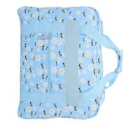 PERSELOSO Portable Sewing Machine Carrying Bag Capacity Organizer with Handle and Front Storage Pockets Space-Saving Hanging Design for Crochet Knitting Accessories