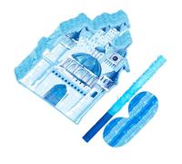 PERSELOSO Princess Castle with Blindfold Stick Confetti Blue Snowy Birthday Candy and Wedding Hanging Decor Party Game Accessory for Christmas and School Celebrations