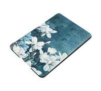 PERSELOSO PU Leather E-reader Cover Case for Lightweight Auto Wake Protector with Anti-scratch Design Floral Pattern for Comfortable Reading