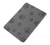PERSELOSO Quick Dry Pet Feeding Mat Absorbent Dog Cat Bowl Mat Non Slip Washable for Food Water Keeps Floors Clean and Mess