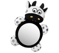 PERSELOSO Rear Facing Car Mirror for Car Seats with High-definition Reflective Surface and Plush Material Special Shaped Cute Design for Rear-view Observation