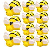 PERSELOSO Resin Bee Charms Lightweight Bees Shaped Embellishments 75pcs for Crafts to Decorate Headbands and Home Accessories for DIY Embellishment and Jewelry Making
