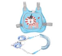 PERSELOSO ’s Anti-lost Harness Leash with Reflective 1.5m Blue Lion Spring Rope Safety Walking Strap for Boys