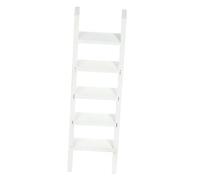 PERSELOSO Scale Dollhouse Accessory White for Tiny Doll Playhouse Decorate Your Mini House and Create Warm Lively Atmosphere with This Compact DIY Ladder
