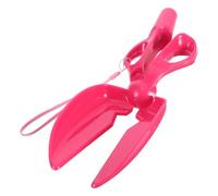 PERSELOSO Scissor Litter Picker Pooper Scooper for Large Dogs and Pets, Wear-resistant Plastic Poop Scooper with Quick Cleanup Function for Walking Your Dog Random Color