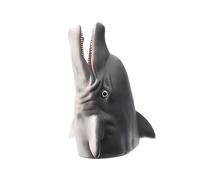 PERSELOSO Simulation Dolphin Hand Puppet for Fun Role Play Dolphin Puppet for Boys and Safe Material Encourages Imagination and Creativity Interactive Parent Activity