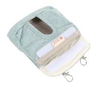 PERSELOSO Small Rabbit Feeder Bag for Cage Hanging Hay Storage Sack for Guinea Pigs Hamsters and Small Pets Space-saving Portable Cloth Feeder with Bite-resistant Design